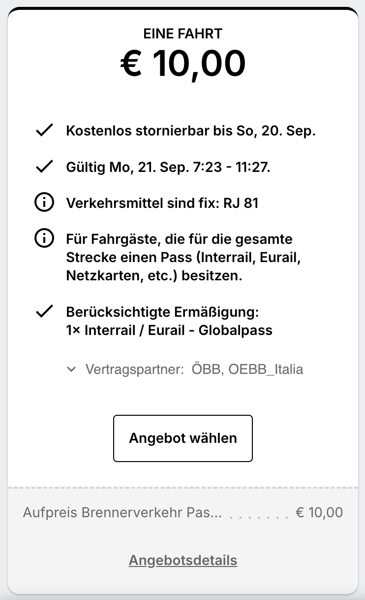 Brenner supplement offer details